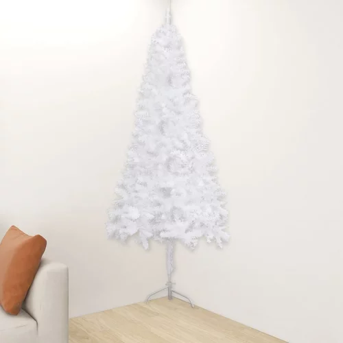  Kutno umjetno božićno drvce bijelo 210 cm PVC