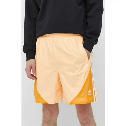 Adidas Kratke hlače moški, oranžna barva