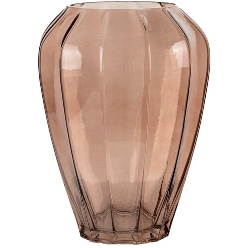 House Nordic Rjava steklena vaza (vi&amp;scaron;ina 29 cm) &amp;ndash; Slike