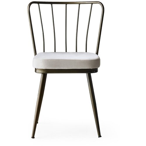Kalune Design Sive metalne blagovaonske stolice u setu 2 kom Yildiz &amp;ndash; Slike