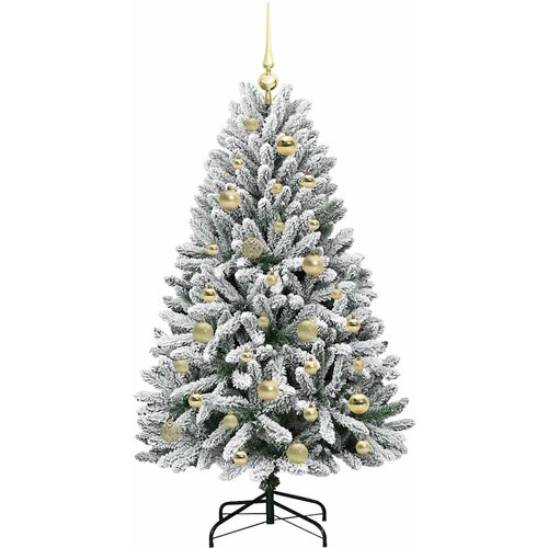  Umjetno božićno drvce 120 cm 150 LED lampica Topla bijela Slike