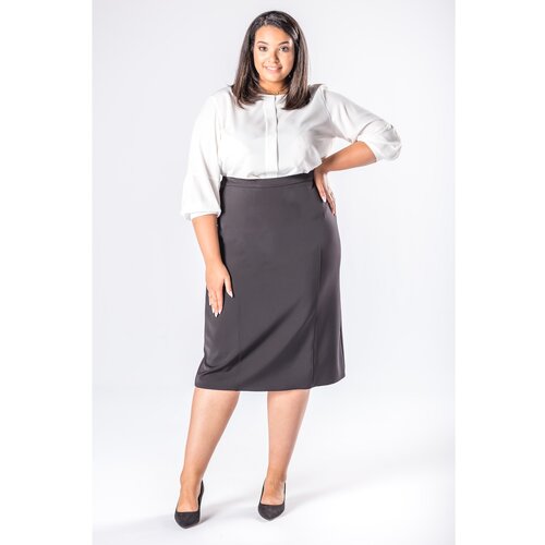 Ptakmoda pencil skirt with decorative stitching Slike