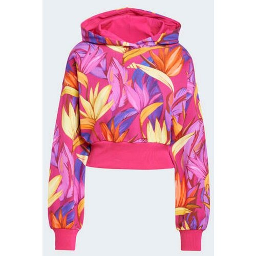 Adidas Ženski duks sa kapuljačom Farm, Roze Slike