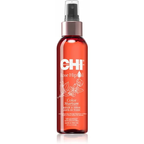 CHI Rose Hip Oil Repair and Shine Leave-in toner za obojenu i oštećenu kosu 118 ml
