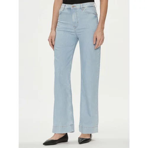 Boss Jeans hlače Marlene Hr 3.0 50512564 Modra Regular Fit