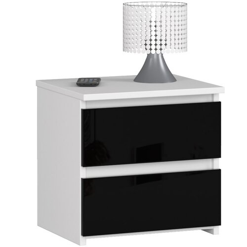 AKORD KOMODA CL2 2SZ CLP ČRNA SJAJ, (21702785) Cene