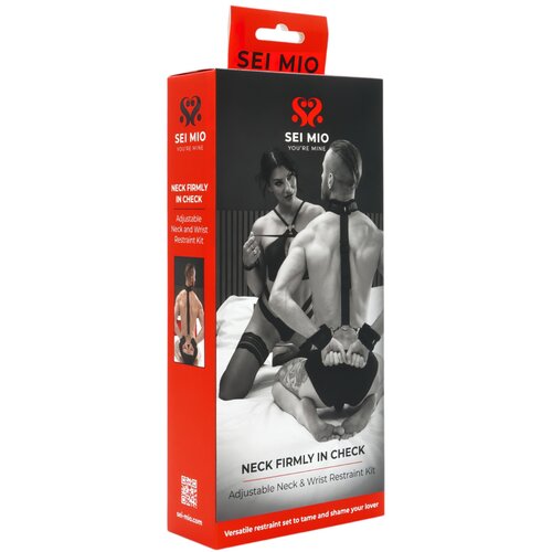  Sei Mio - ruke iza - lisice i ogrlica (crna) Cijene