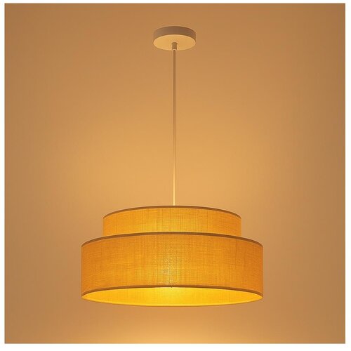 Viseći luster BOHO 1xE27/60W/230V, prečnik 40 cm, bež Slike