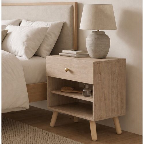 Hanah home noćni ormarić Koko, 60 cm, travertin Cene