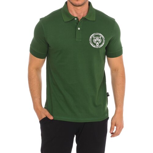 Philipp Plein Sport Polo majice kratki rokavi PIPS508-32 Zelena Cene