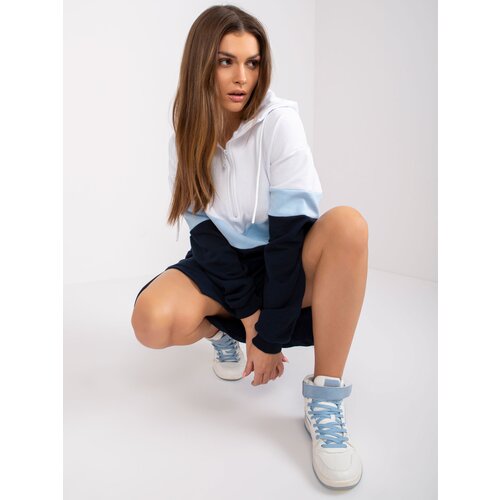 RUE PARIS Dress-RV-SK-7462.00-white-navy blue Slike