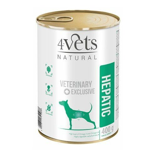  4Vets Natural Dog Veterinarska Dijeta Hepatic 400g Cene