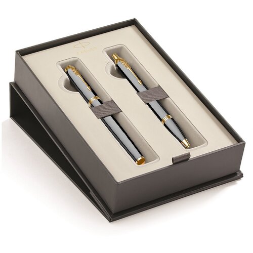 Parker poklon SET Royal IM Black GT - Hemijska olovka + Nalivpero Cene
