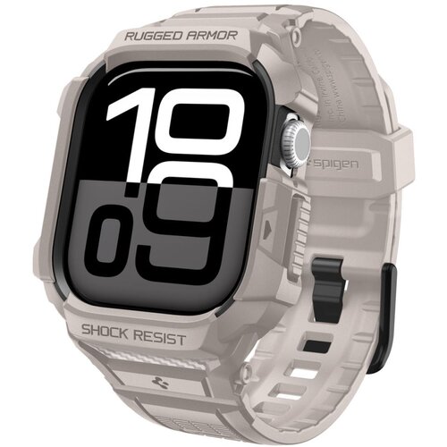 Spigen ZA&amp;Scaron;ČITNI PA&amp;Scaron;ČEK ZA APPLE WATCH 10 11 42MM RUGGED ARMOR PRO V2 BEŽ, (5000336431) Slike