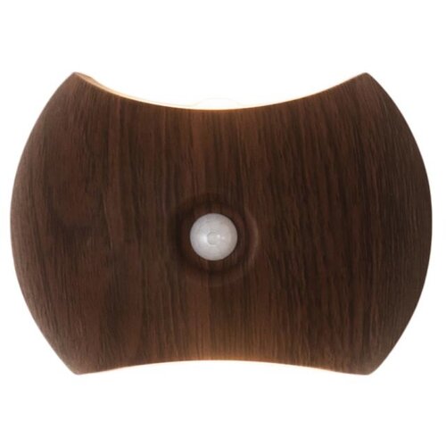 INF Zaobljena stenska svetilka s senzorjem gibanja, polnilna 1200mAh Wood color, (5000491172) Slike