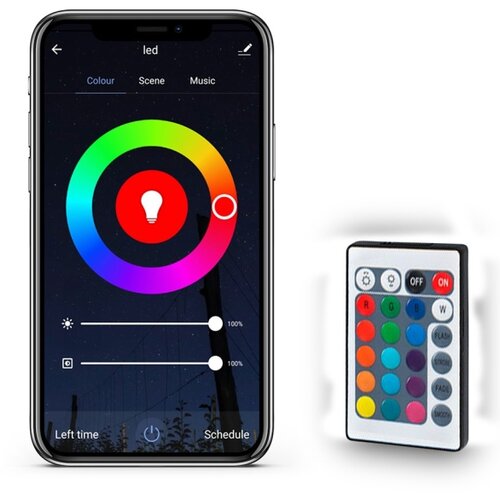 Solight WM57 - LED RGB prigu&amp;scaron;iva traka LED/20W/230V 5m IP65 Tuya + daljinski upravljač Slike