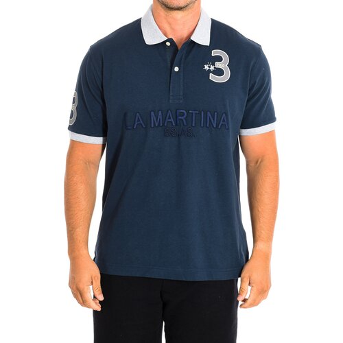 La Martina Polo majice kratki rokavi TMP600-JS316-07017 Siva Cene