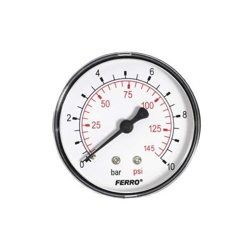 Ferro MANOMETAR fi 63mm 0-10 bar KUTNI M6310A Slike