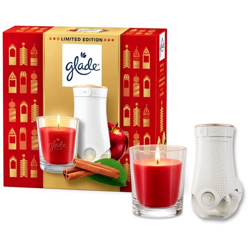 Glade ONE Twinkling Apple &amp;amp; Cinnamon božićni poklon set Slike