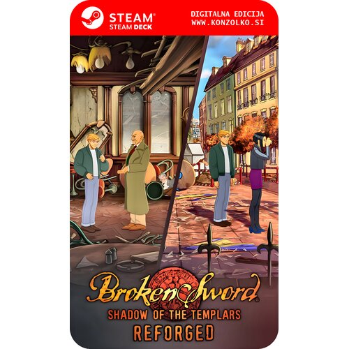  Broken Sword Shadow of the Templars Reforged - Steam koda brez &scaron;katlice (WINDOWS PC | STEAM DECK) Cene