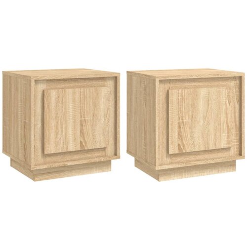 Maison Chic Dvo delni komplet Nočne omarice - Nočne mize sonoma hrast 44x35x45 cm inženirski les, (21686953) Cene