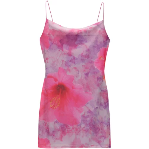 Pull&Bear Ljetna haljina ljubičasta / lila / roza / roza