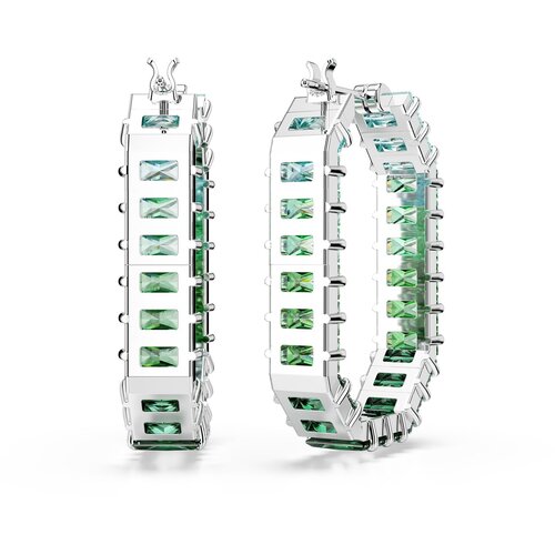 Swarovski Uhani svetlo modra / jelka / svetlo zelena / srebrna Slike