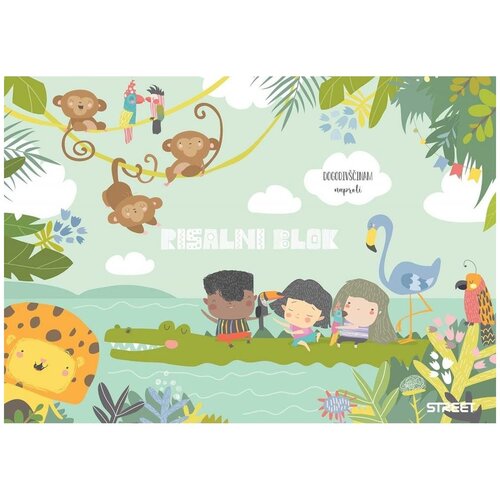 Creative risalni blok Otroci, A3, 20-listni Slike
