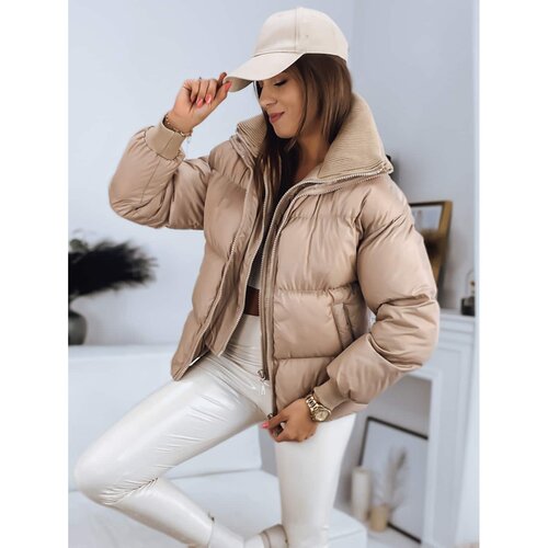 DStreet Ladies' quilted jacket DABIS beige TY3240 Slike