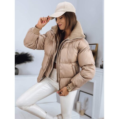 DStreet Ladies' quilted jacket DABIS beige TY3240 Cene