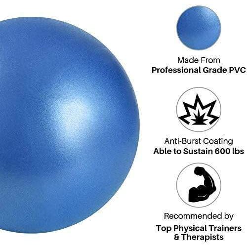 MANIDEA mini pilates lopta 25 cm plava Slike