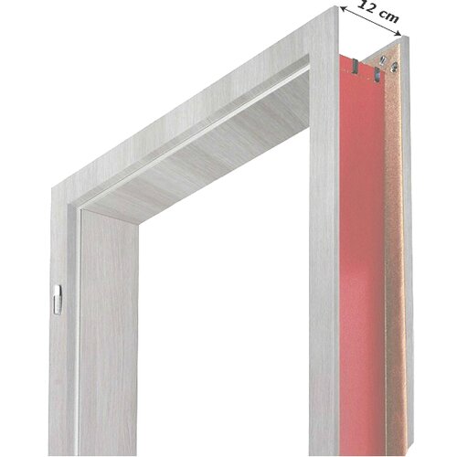 DOORNITE Podboj Doornite (2000 x 850 x 120 mm, beli hrast, leva) Slike