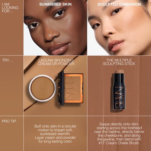 Nars The Multiple Bronzing &amp;amp; Sculpting Stick kremasti bronzer v paličici odtenek LAGUNA 8 g Slike