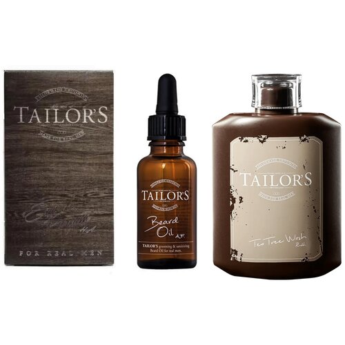 Tailors set od 3 proizvoda - muški parfem, šampon i ulje za bradu Slike