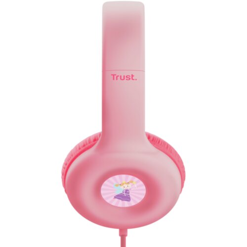 Trust slu&amp;scaron;alice NOUNA KIDS/3,5mm/sticker set/roze Slike