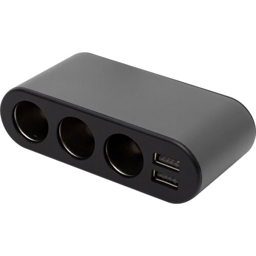 Sal avto razdelilnik z USB polnilnikom, 3 x 12-24 V, 2 x USB - SAU80W Slike