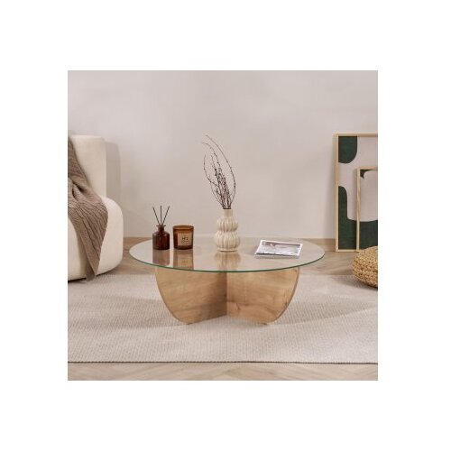Hanah home Sto za dnevnu sobu Liya, 90x30x90 cm, Smeđi Slike