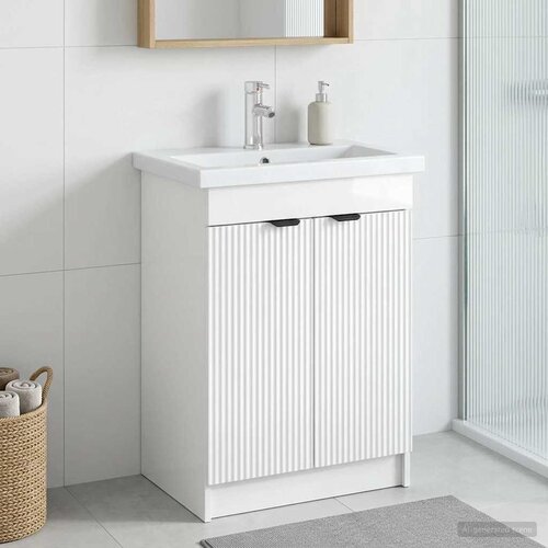  ispod umivaonika Bijela visokog sjaja 56 x 37,5 x 81 cm Cijene