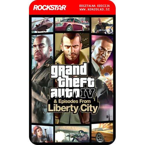 Grand Theft Auto 4 The Complete Edition - Rockstar koda brez &scaron;katlice (WINDOWS PC) Cene