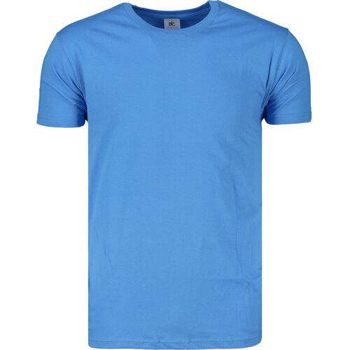 B&C Muška majica B&C Basic svijetlo plava Slike