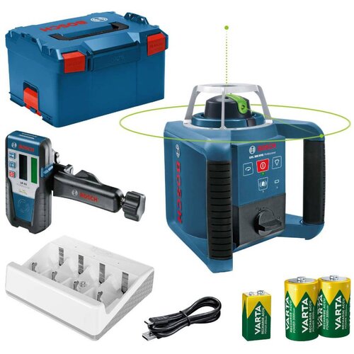 Bosch 0601061704 GRL 300 HVG Rotacioni laser + LR 1G Prijemnik + Baterije i punjač + L-BOXX 238 Kofer Cene