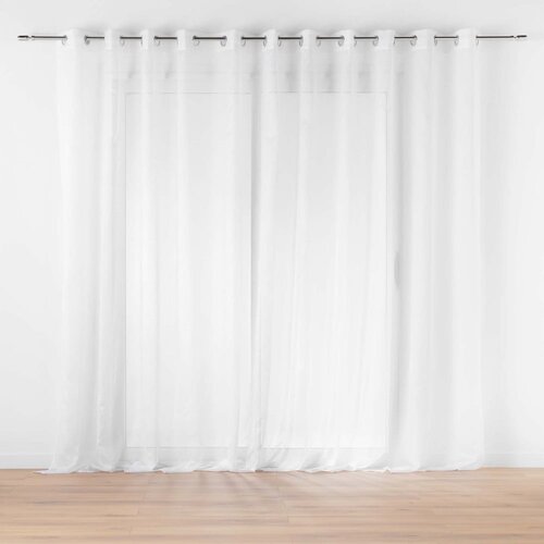 Douceur d intérieur Bijela prozirna zavjesa od voila 400x240 cm Lissea – Cijene