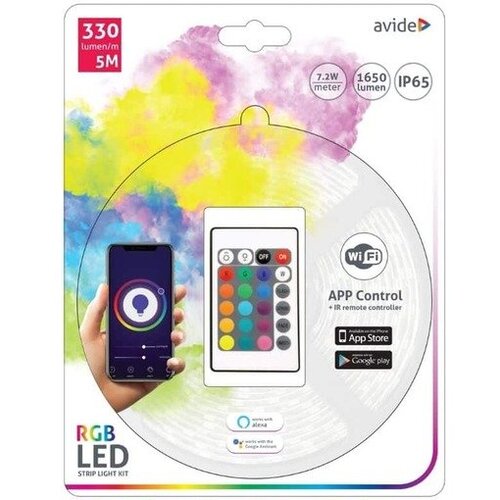 Avide traka sa WiFi+IR Tuya LED SMD 5m 7.2W Cijene