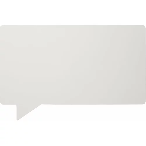 Chameleon Elegantna bela tabla, emajlirana, SPEECH - govorni oblaček, ŠxV 880 x 580 mm, bele barve