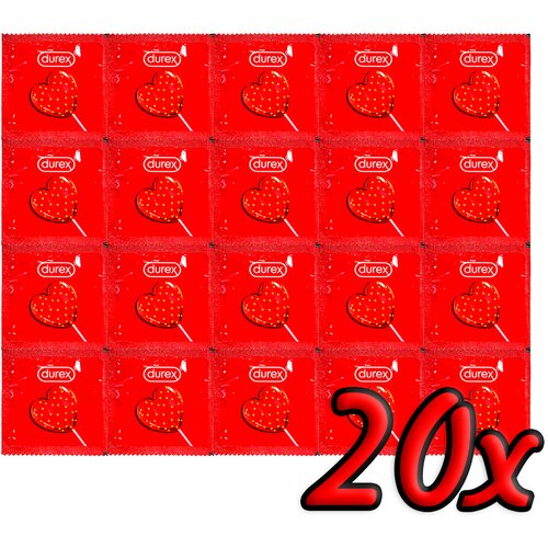 Durex Strawberry 20 pack Slike
