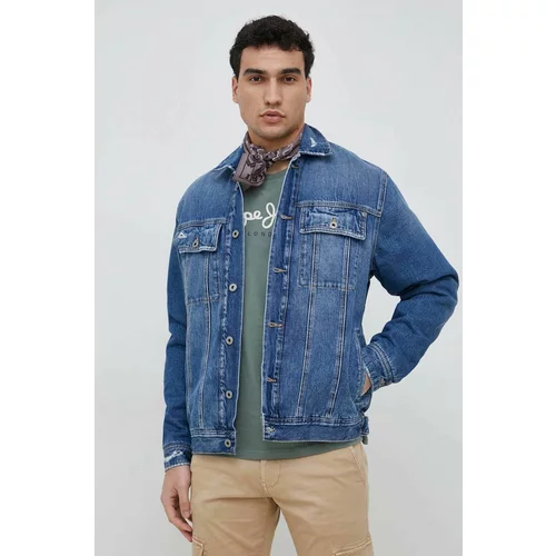 Pepe Jeans Jeans jakna Young Bandana moška, mornarsko modra barva