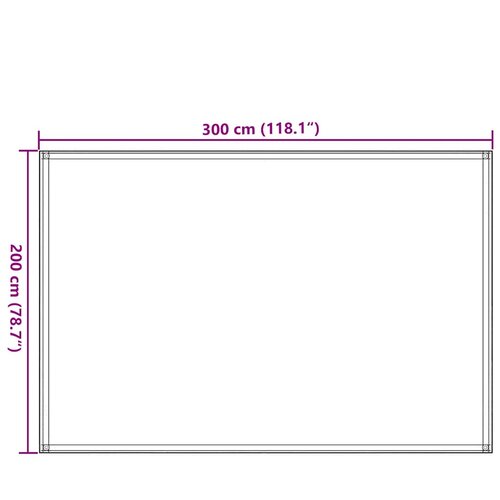  Tepih za &amp;scaron;ator 200 x 300 cm tamnozeleni Slike