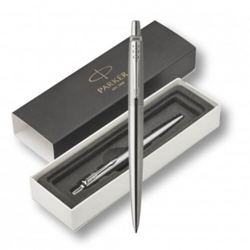 Parker Olovka kemijska Jotter stainless steel CT, vrh medium, plava tinta Slike