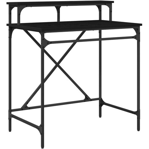 Stol Crni hrast 80 x 50 x 90 cm Konstruirano drvo Slike