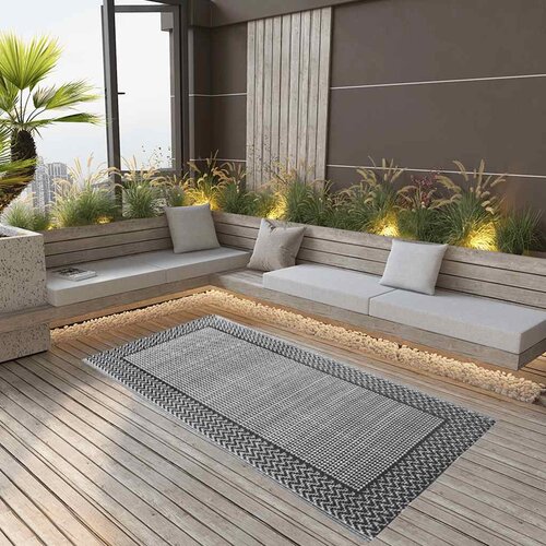  Vanjski tepih ARAKIL sivi 120 x 180 cm PP Cijene